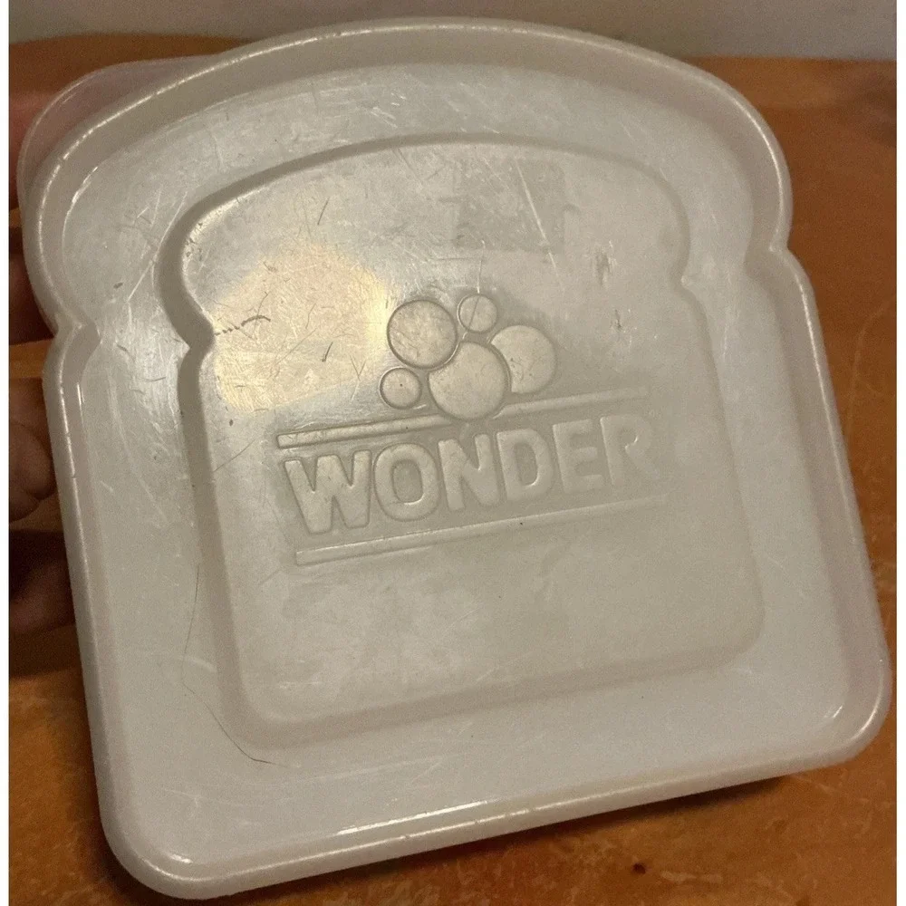 Wonder Bread Sandwich Container Box Holder Case 2010 Hostess Brands‎ Lunch Box